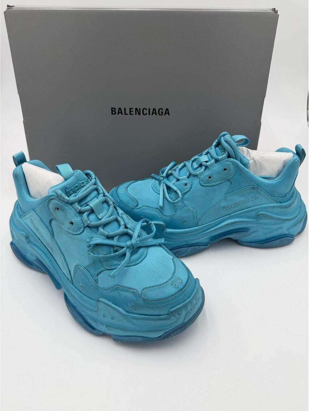 Balenciaga Triple S Chunky Trainer Sneakers Womens Size 9/39